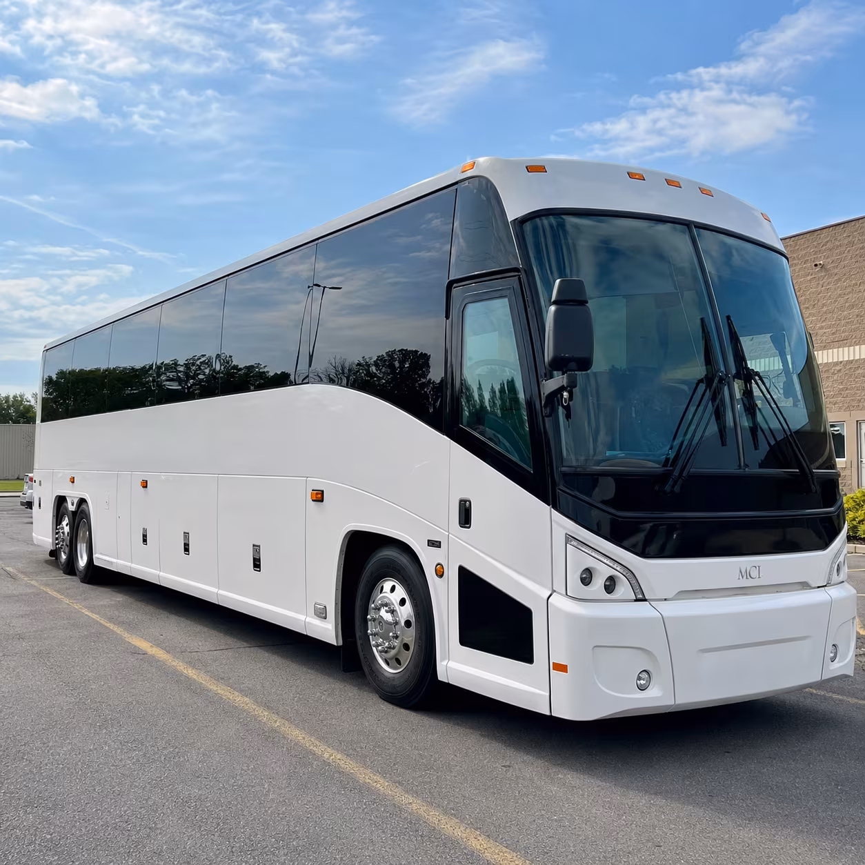 corporate event and tech campus shuttle buses