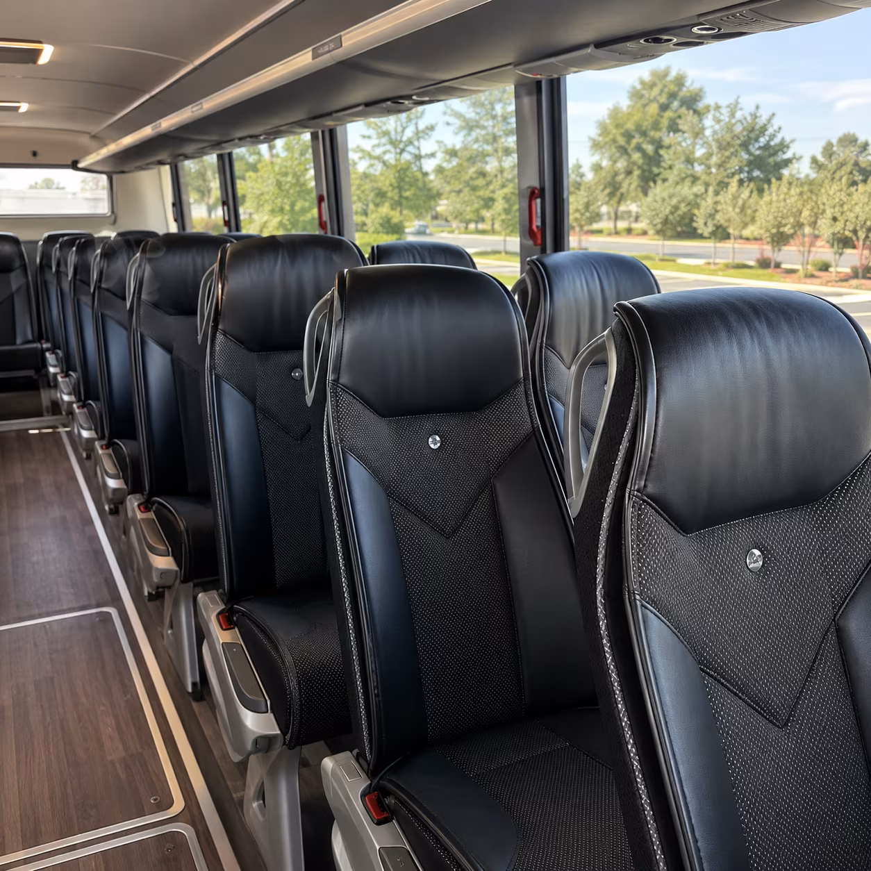 sunnyvale charter bus interior