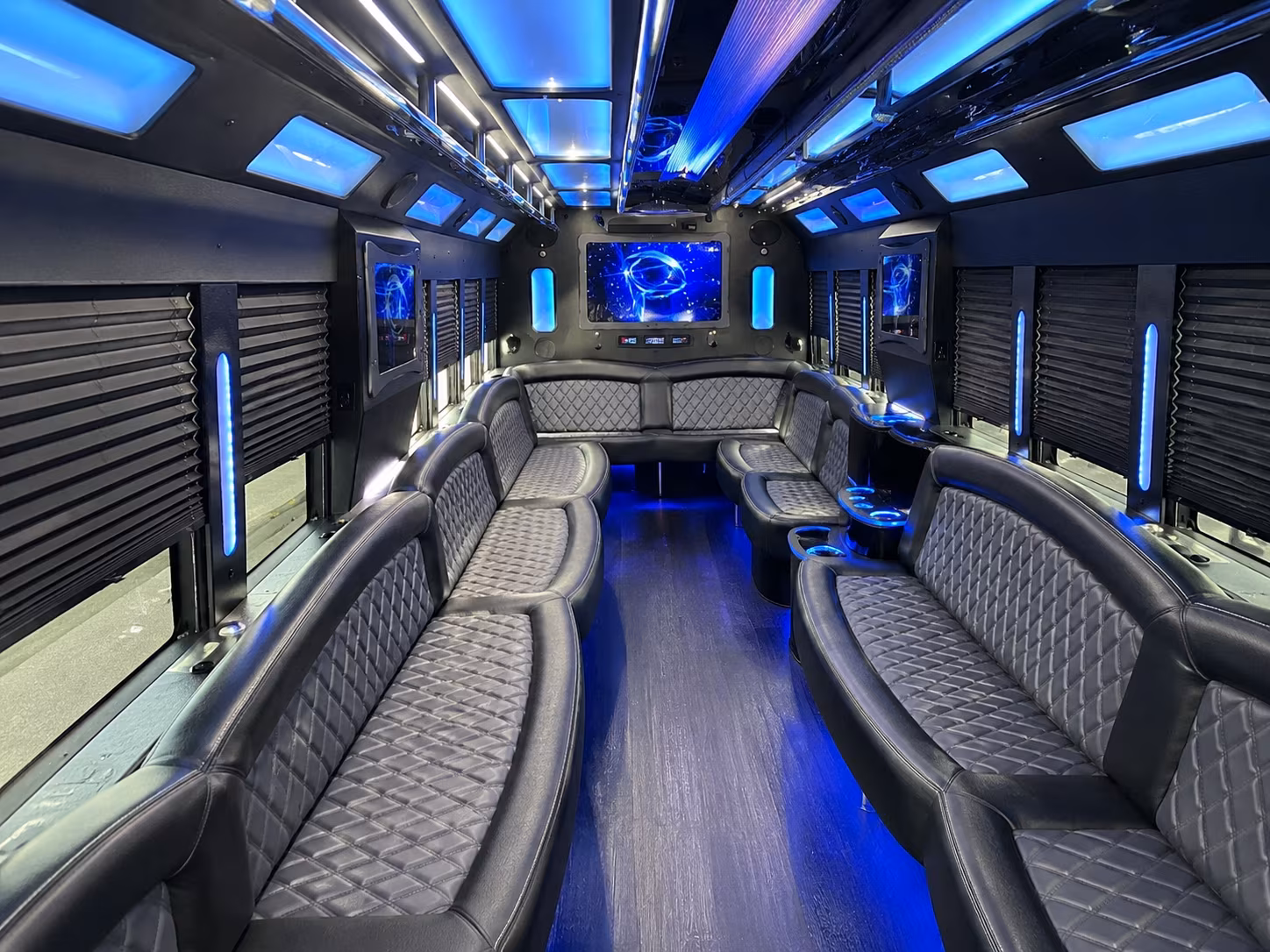 sunnyvale night out on town party bus rental